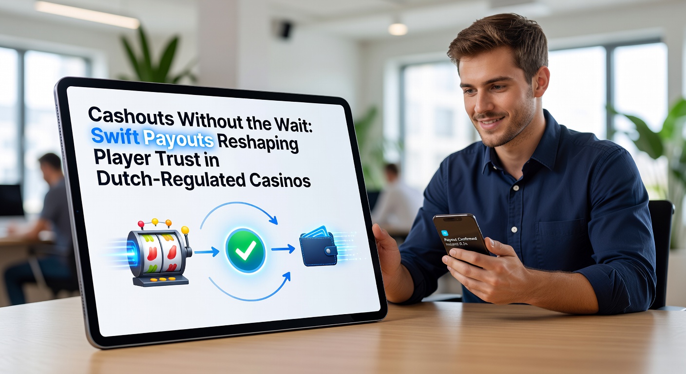 Grafiek met dalende uitbetaaltijden en stijgende spelersvertrouwensscores in Nederlandse online casinos, met focus op 2026-data