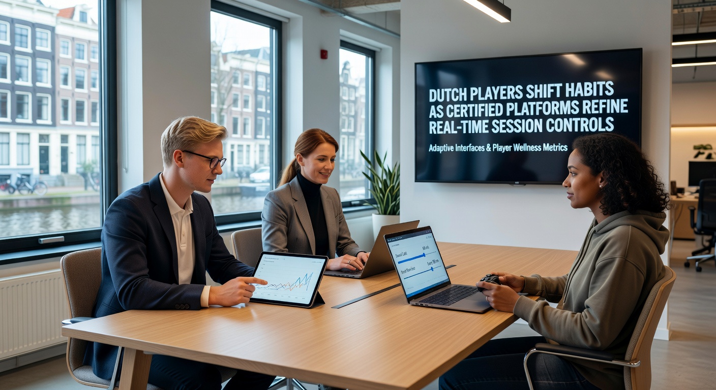 Grafiek met sessieduurdata van Nederlandse spelers op legale platforms in 2026