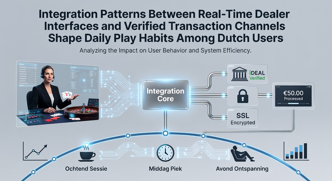 Illustratie van integratie tussen live dealer interfaces en betalingskanalen in Nederlandse online casinos