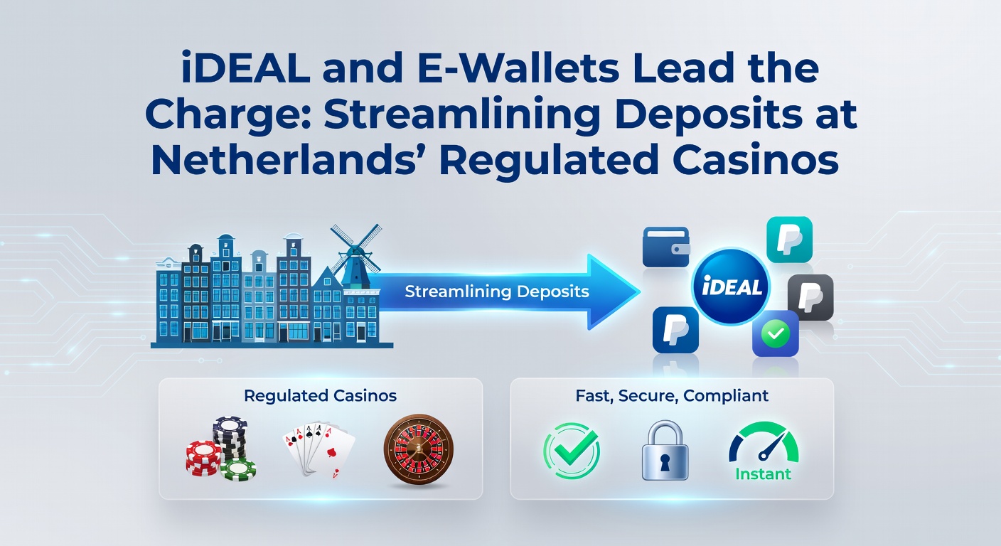 Grafiek met stijgende depositotrends via iDEAL en e-wallets in Nederlandse online casinos, met focus op snelheid en gebruiksgemak